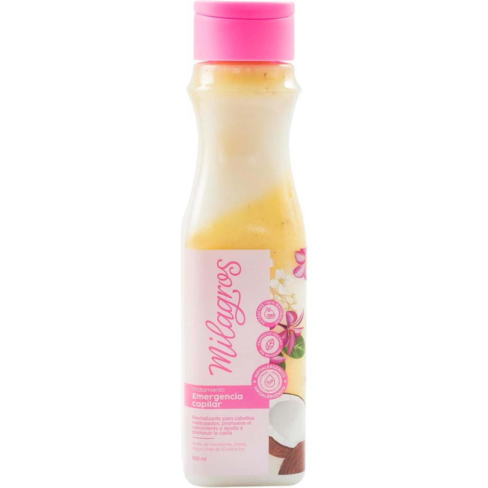 Milagros Emergencia Capilar Tratamiento front view bottle
