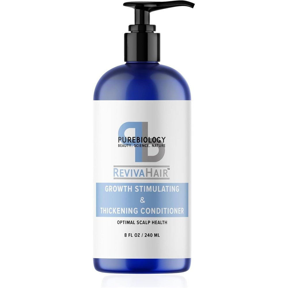Pure Biology RevivaHair growth stimulating conditioner front view packaging