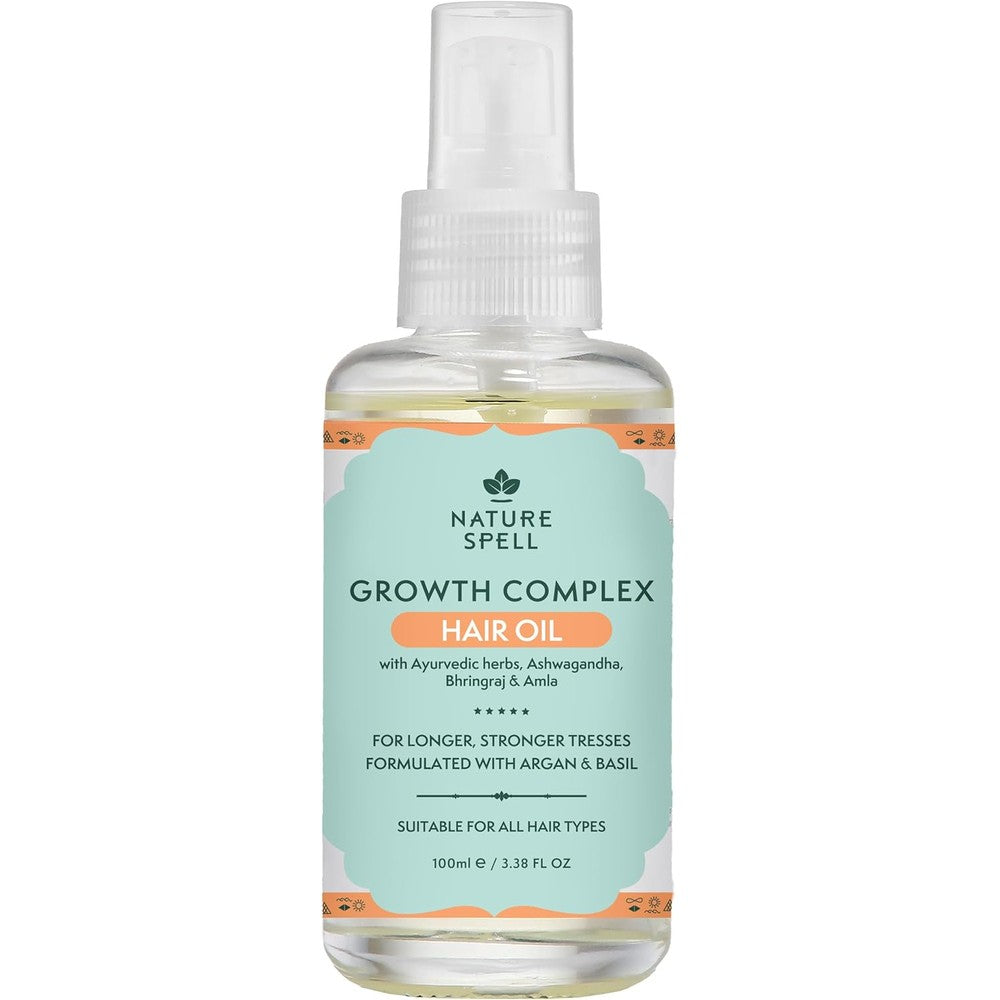 Nature Spell Lightweight Hair Oil front view bottle