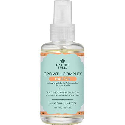 Nature Spell Lightweight Hair Oil front view bottle