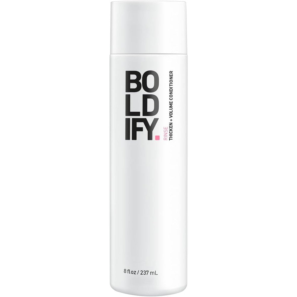 Boldify Thickening Volume Conditioner 8 ounce front bottle view for hair volumizing