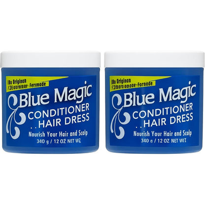 Blue Magic Original Formula Hair Conditioner 12 Ounce front view