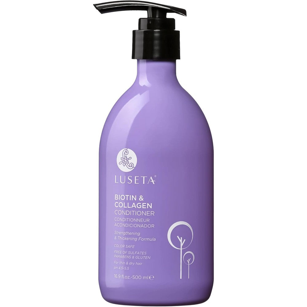 Luseta Biotin And Collagen Thickening Conditioner front view bottle