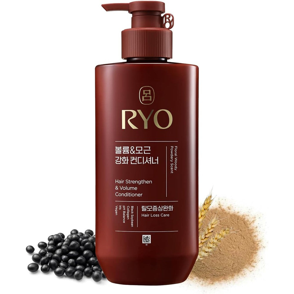 Ryo Strengthen And Volume Conditioner front view bottle packaging