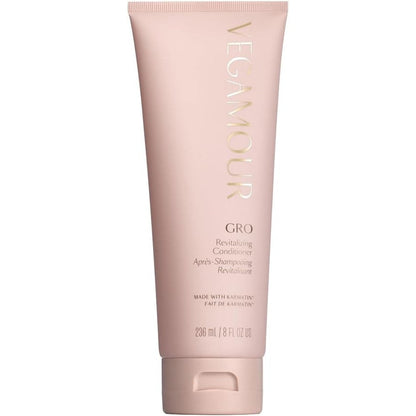 Vegamour GRO Revitalizing Conditioner front view tube for thinning hair care