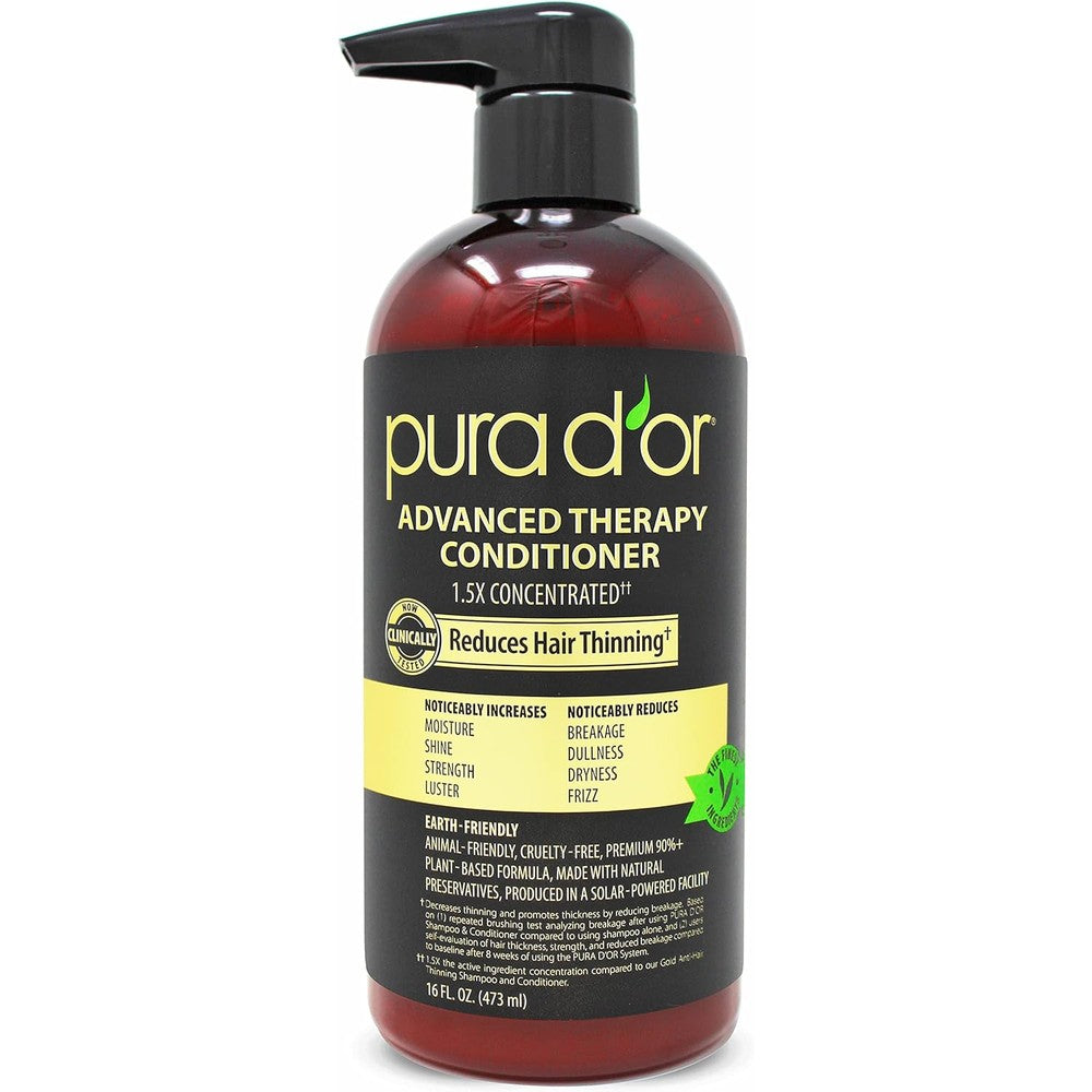 Pura D'Or Advanced Therapy Conditioner front view bottle packaging