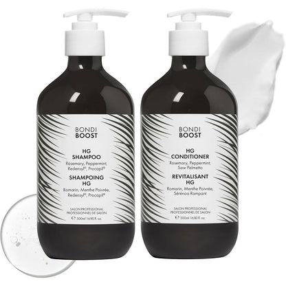 BondiBoost HG Anti-Thinning Shampoo and Conditioner front view