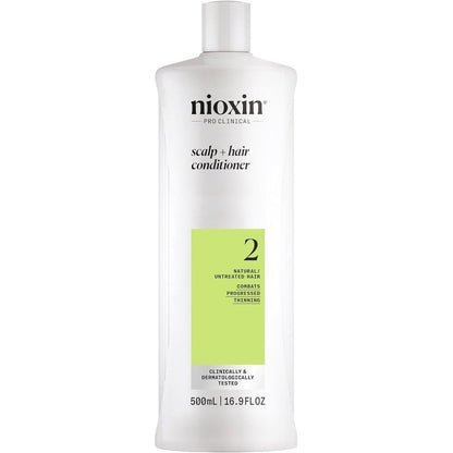 Nioxin Scalp and Hair Thickening System 2 Conditioner 16.9 Fluid Ounces front view