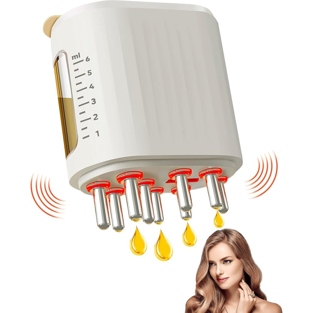 Perllent 2 in 1 electric hair oil applicator and scalp massager