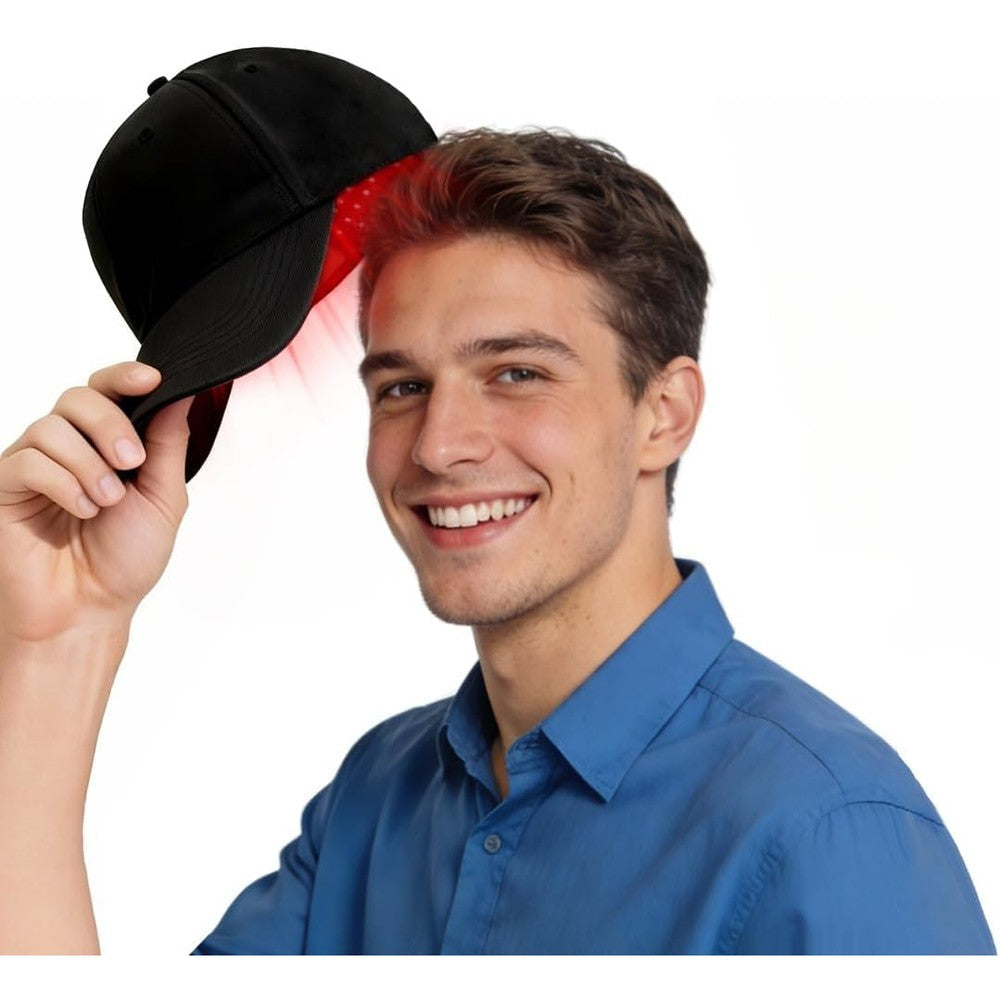 Hairo red light therapy hair growth cap front view