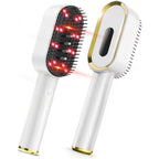 CWTUL laser therapy hair growth comb front view showing white body and gold accents