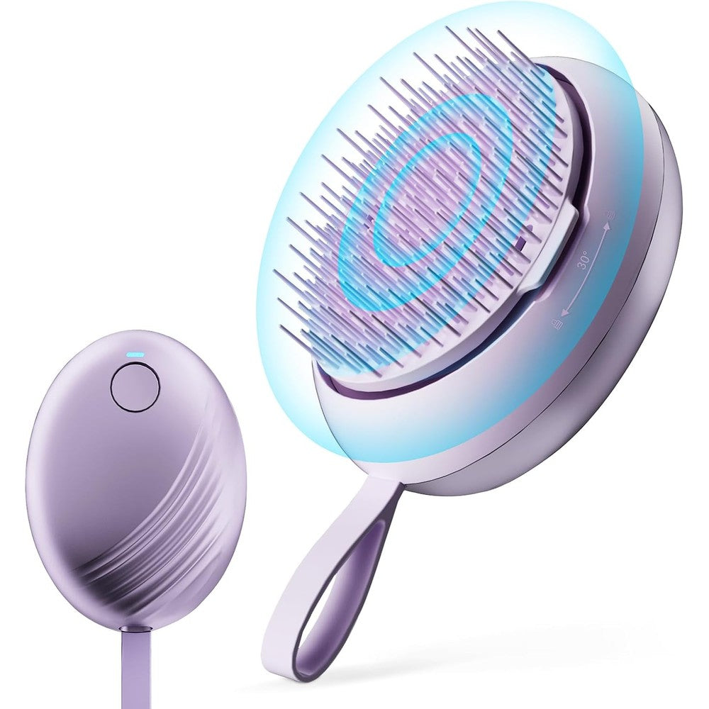 Dyuhooao electric scalp massager brush purple front view