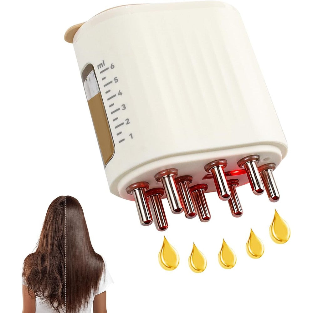 Jaxbo electric scalp massager front view showcasing white finish