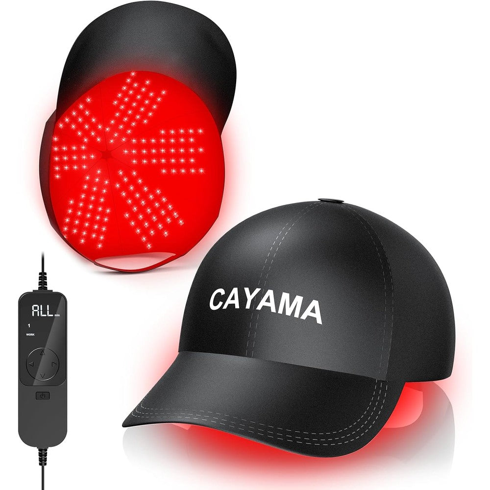 Cayama Red Light Hair Growth Cap front view device