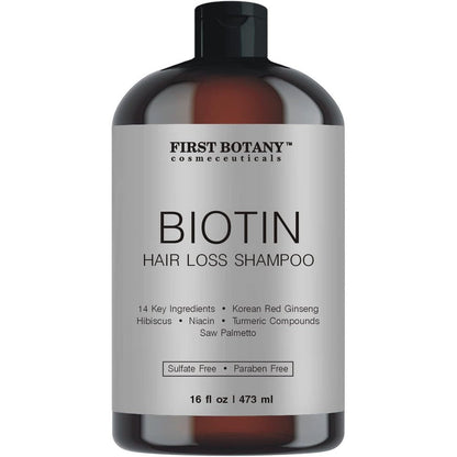 First Botany Hair Regrowth and Anti Hair Loss Shampoo front view bottle