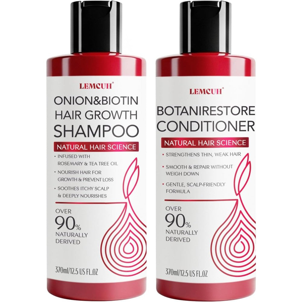 Technical Precision Lemcuh Onion Biotin Hair Growth Shampoo front bottle view