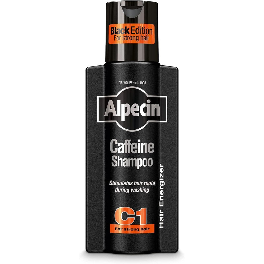 Alpecin Caffeine Shampoo C1 Black Edition front view bottle packaging