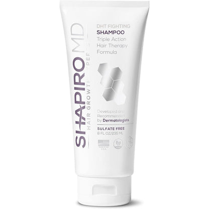 Shapiro MD Hair Growth Experts Vegan Hair Loss Shampoo front view for thinning hair therapy