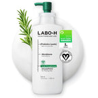 Labo-H Scalp Strengthening Shampoo bottle front view with green pump