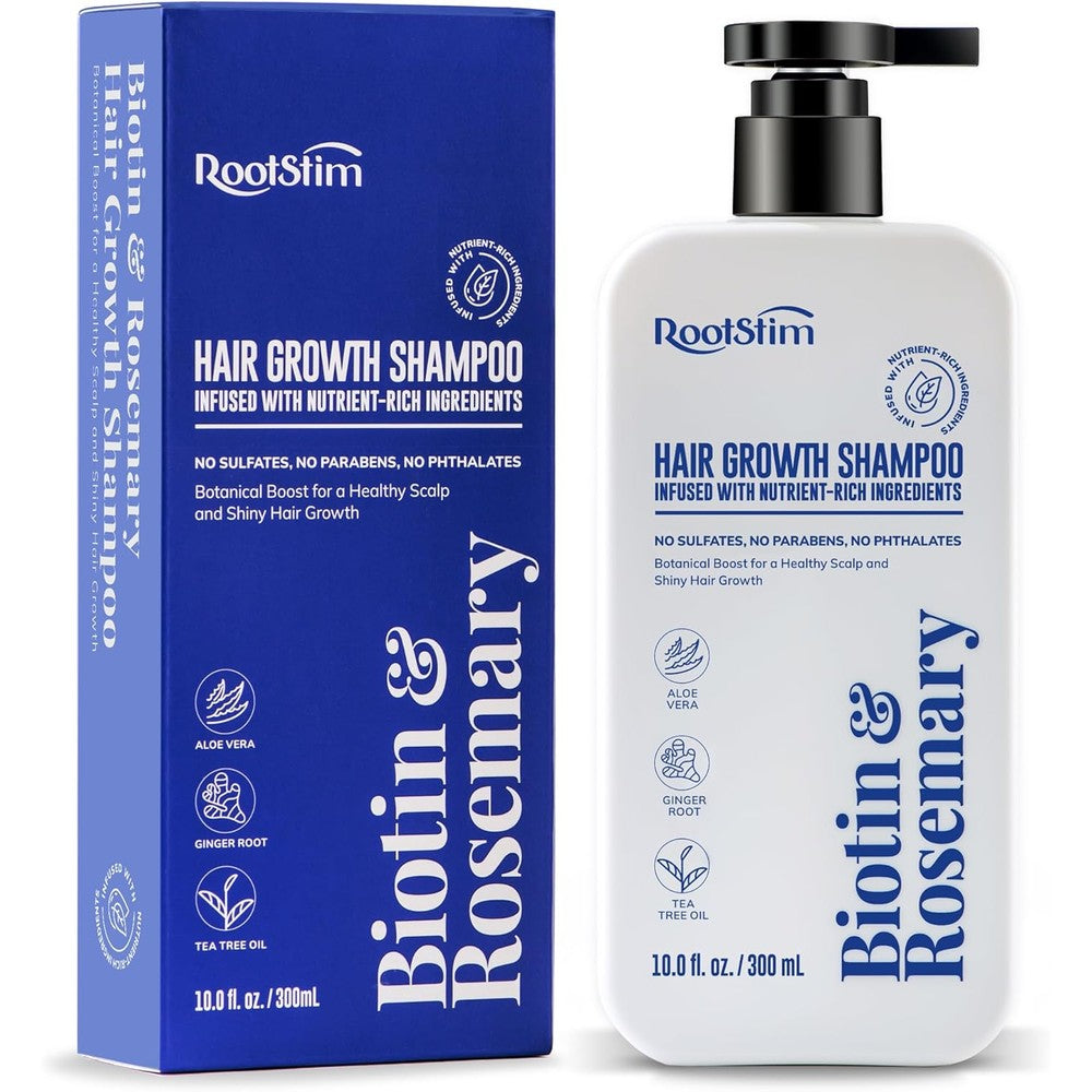 Technical Precision RootStim biotin and rosemary hair growth shampoo front view
