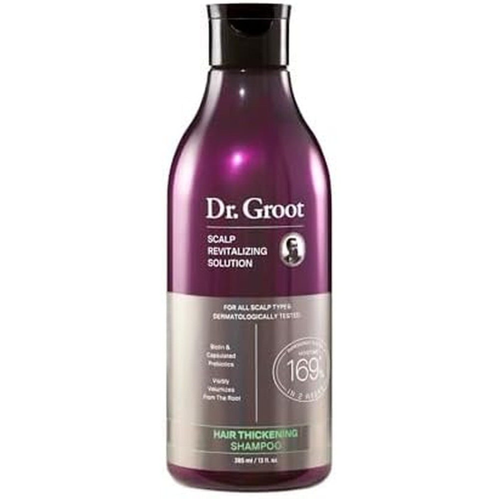 Dr Groot Scalp Revitalizing Solution Hair Thickening Shampoo front bottle view
