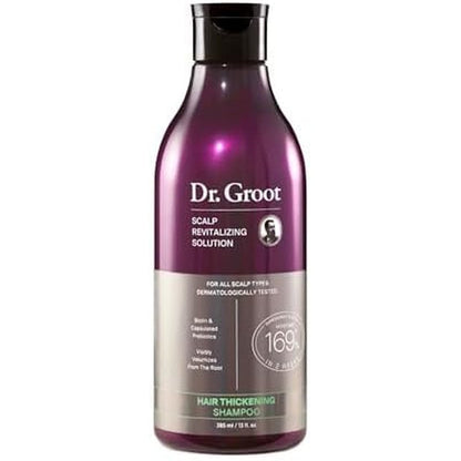 Dr Groot Scalp Revitalizing Solution Hair Thickening Shampoo front bottle view