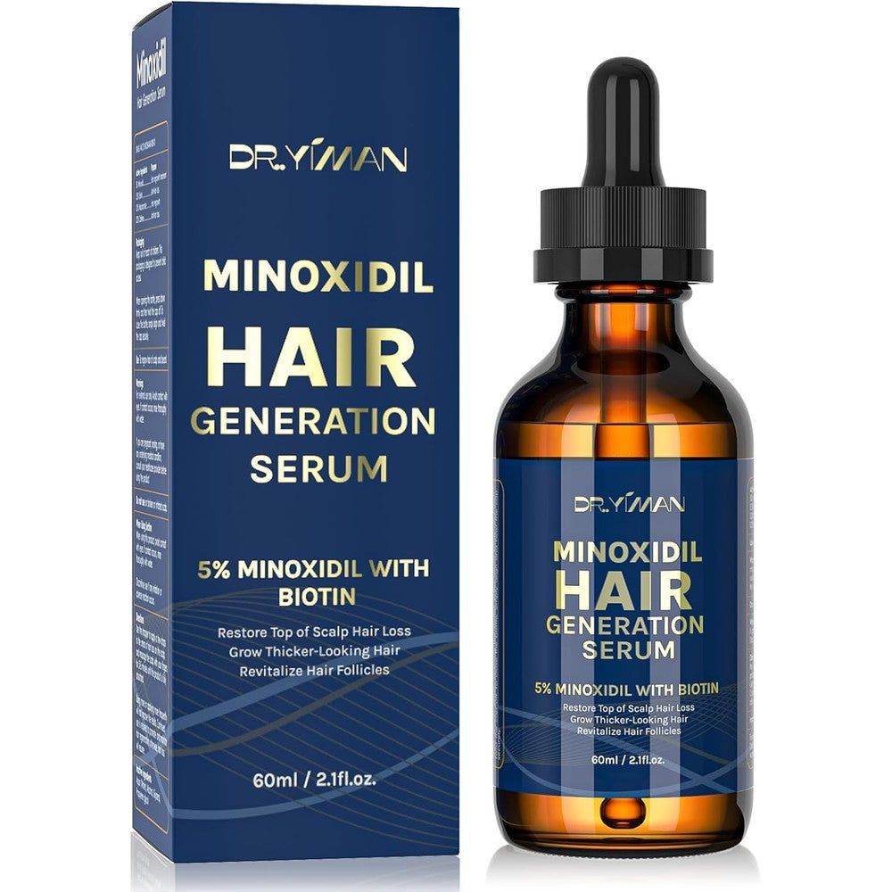 Sefrals Minoxidil Hair Generation Serum 60ml front view bottle and packaging for hair growth treatment