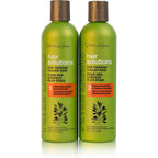 Peter Lamas Energizing Shampoo and Conditioner bottles front view