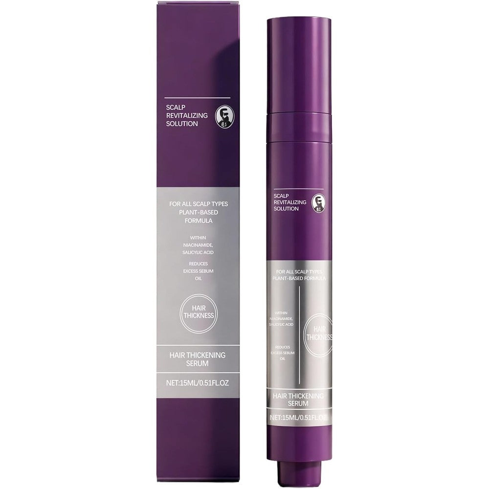 Dr. Groot Scalp Revitalizing Serum front view of the 15ml bottle showing the hair growth label.
