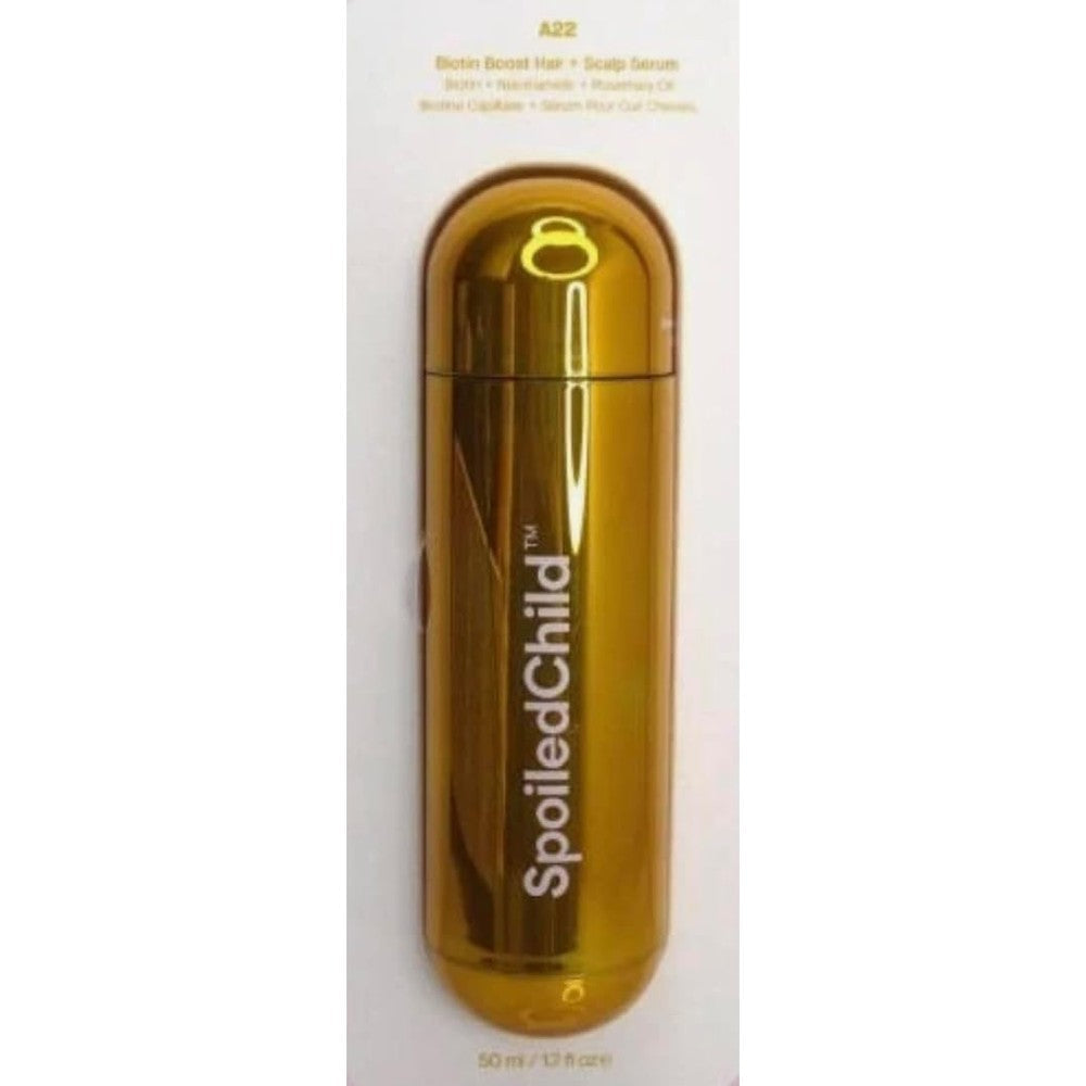 Spoiledchild A22 Biotin Boost Hair And Scalp Serum front view bottle