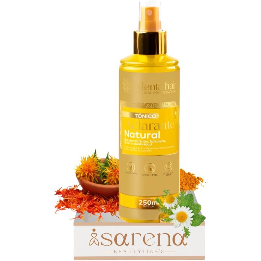 Isarena Beautyline's Menta Hair Lightening Spray front view packaging