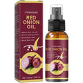 SHIJIN Elrachen red onion hair oil front view bottle and carton