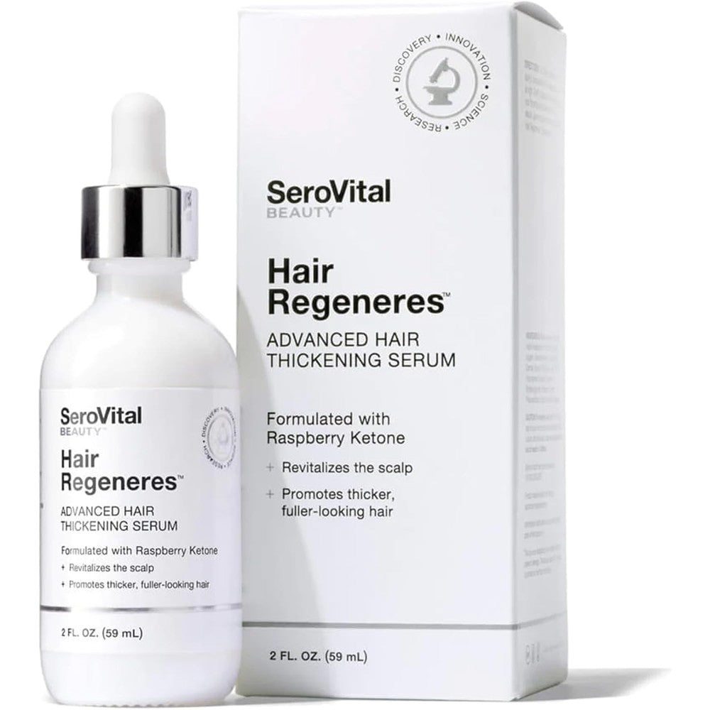 SeroVital Advanced Hair Thickening Serum front view bottle for hair loss treatment