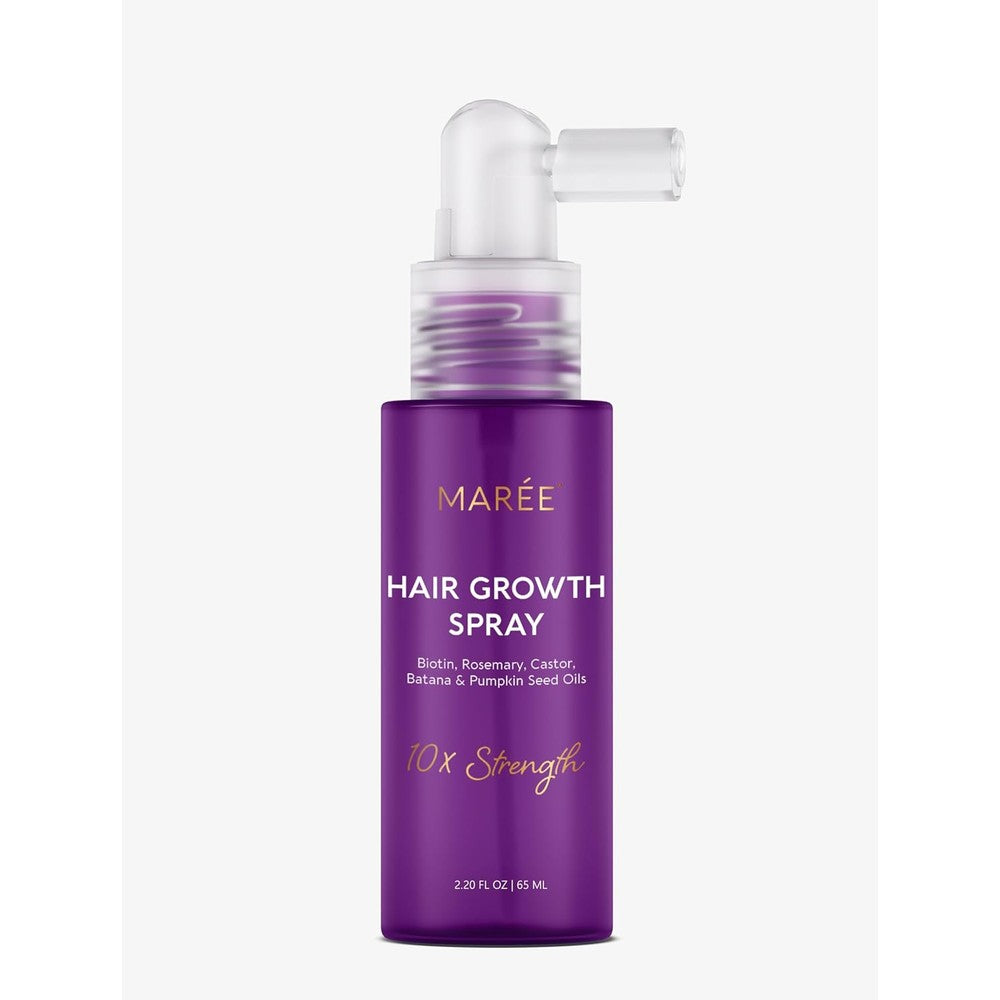 MAREE Hair Growth Spray front view bottle displaying the premium USA imported topical formula for thinning hair.