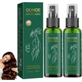 Zixgiah Ouhoe ginseng hair growth spray bottles front view with packaging