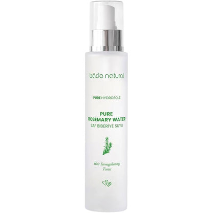 Bade Natural 100% Pure Rosemary Water Hair Growth Tonic front view bottle