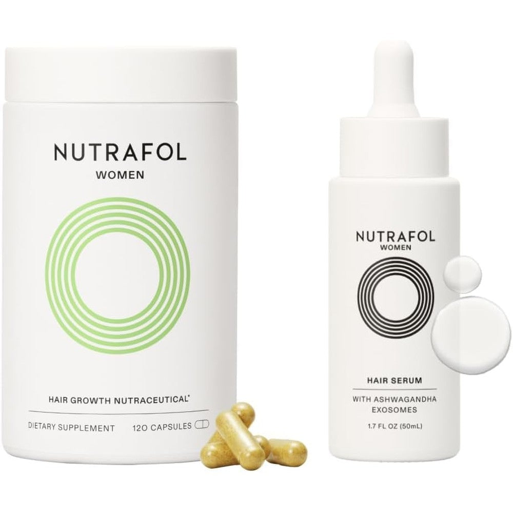 Nutrafol Women Hair Growth Supplements and 1.7oz Scalp Serum one month supply