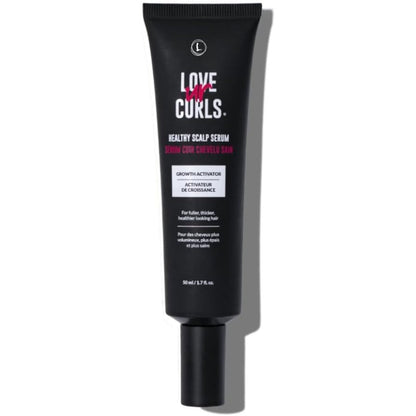 Love Ur Curls Healthy Scalp Serum Growth Hair Activator front view black tube