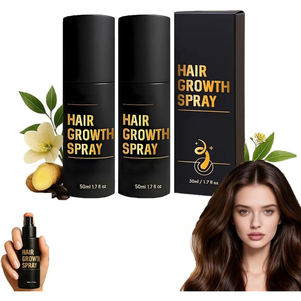 LexTex hair growth spray front view showing bottle and packaging