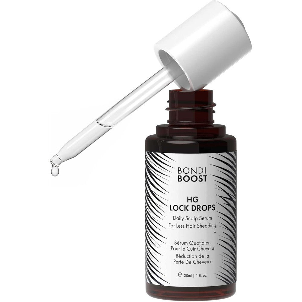 BondiBoost HG Lock Drops Daily Hair Serum front view bottle packaging
