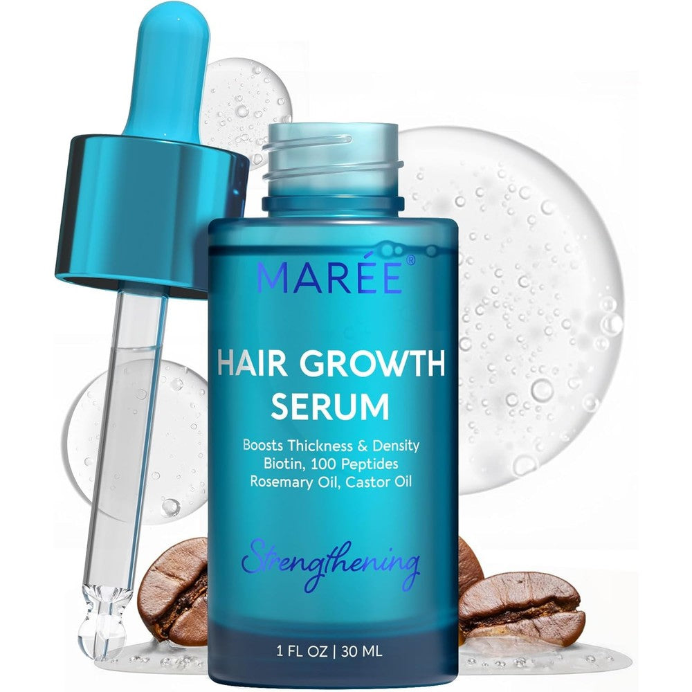 MAREE hair growth serum front view packaging