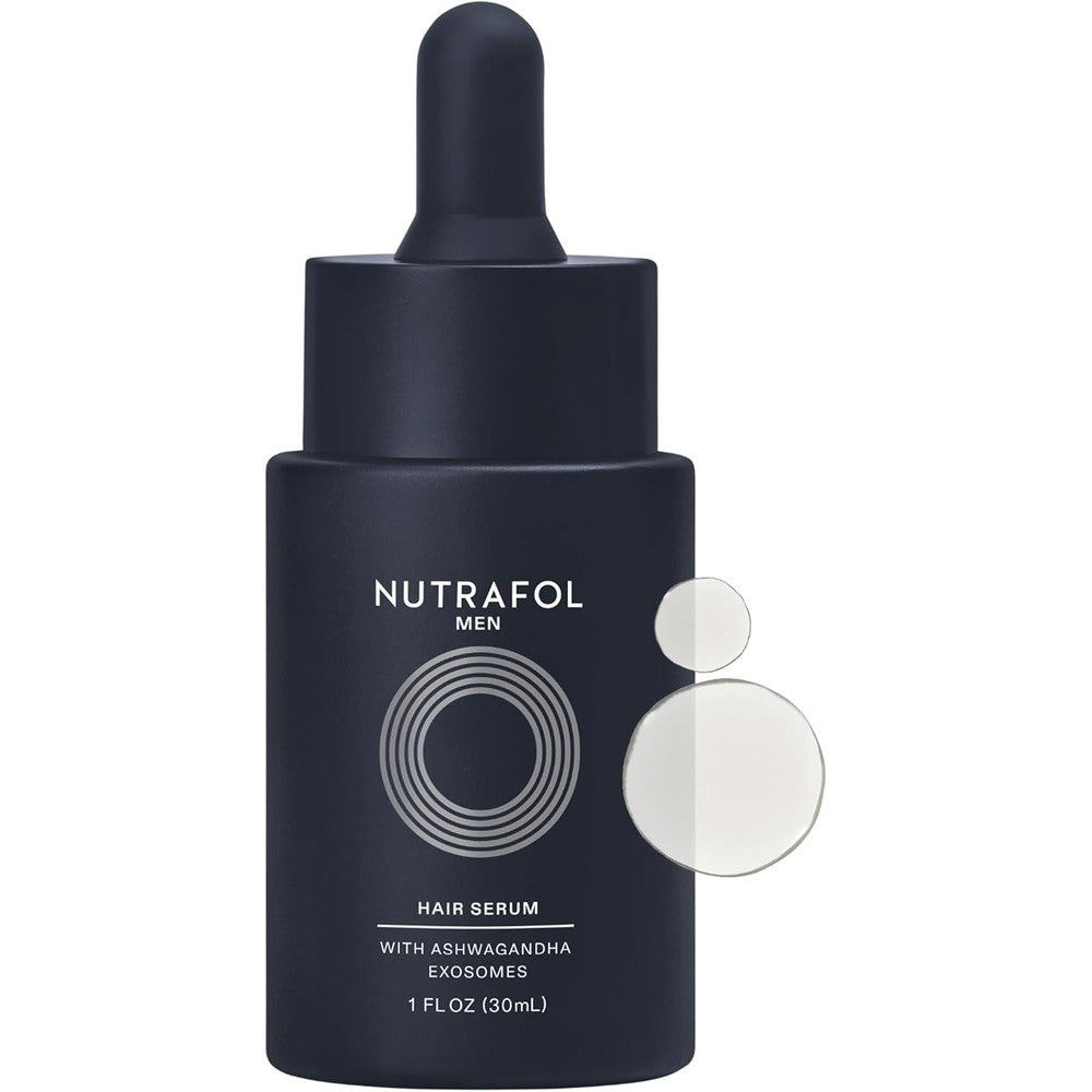 Nutrafol men hair serum front view bottle packaging