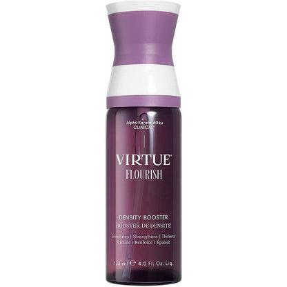 Virtue Flourish Hair Thinning Density Booster Spray Treatment front view bottle for hair growth