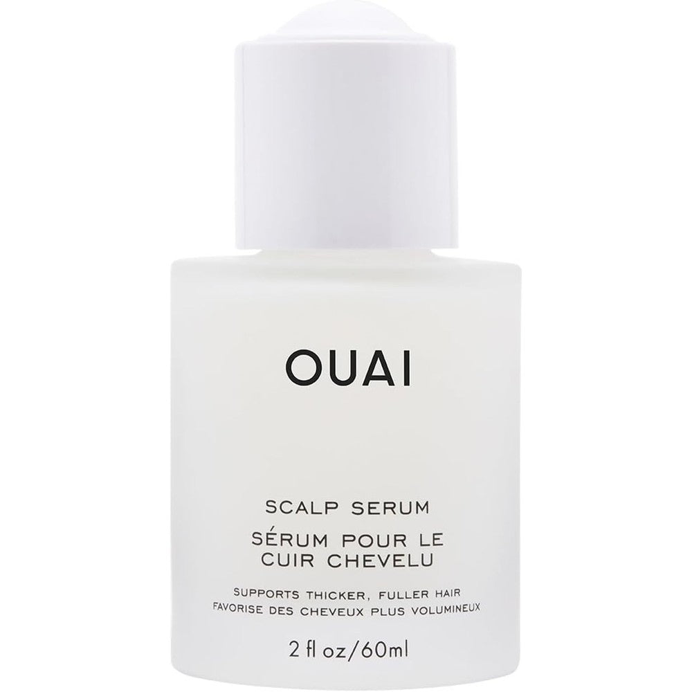 Ouai scalp serum front view bottle packaging for thicker hair