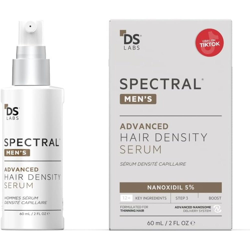 DS Laboratories Spectral Mens Hair Density Serum front view bottle