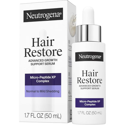 Neutrogena Hair Restore Advanced Growth Support Serum bottle front view