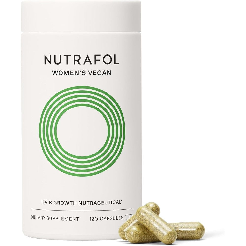 Nutrafol Women's Vegan Hair Growth Supplements front view bottle