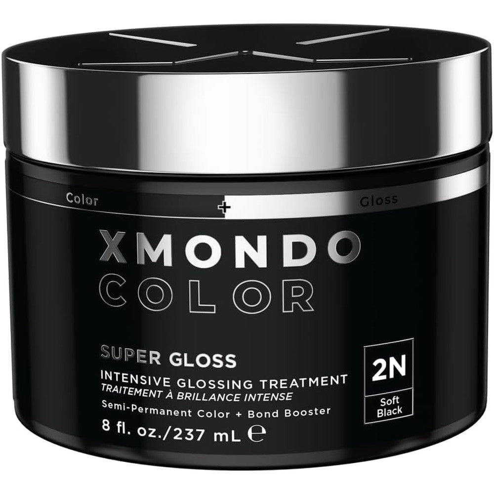 XMONDO Soft Black Color Depositing Mask front view product bottle
