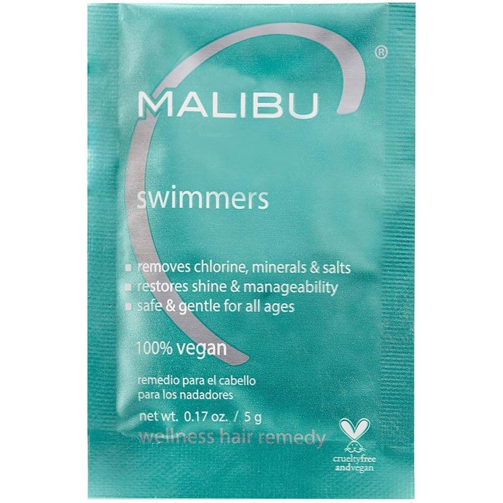 Malibu C Swimmers Wellness Hair Remedy treatment packet front view