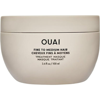 OUAI Fine to Medium Hair Treatment Masque 3.4 oz jar for hydrating and repairing hair
